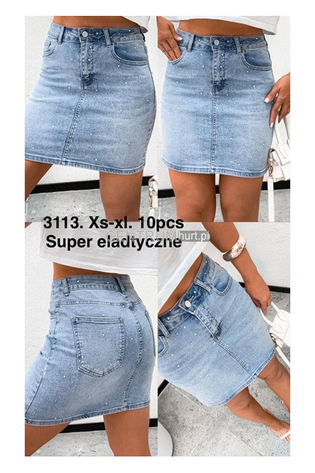 Spódnica jeansowa damska (XS-XL) 6