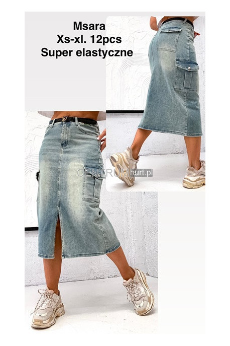 Spódnica jeansowa damska (XS-XL) 6