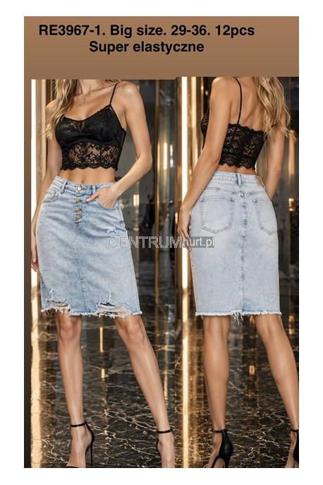 Spódnica jeansowa damska (XS-XL) 6