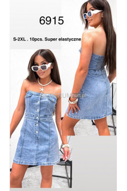 Sukienka jeansowa damska (S-2XL) 6915