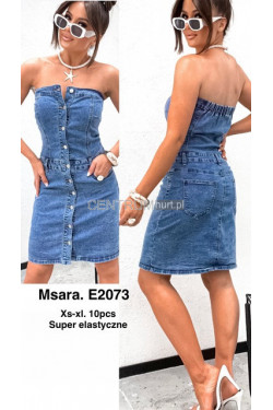 Sukienka jeansowa damska (XS-XL) E2073