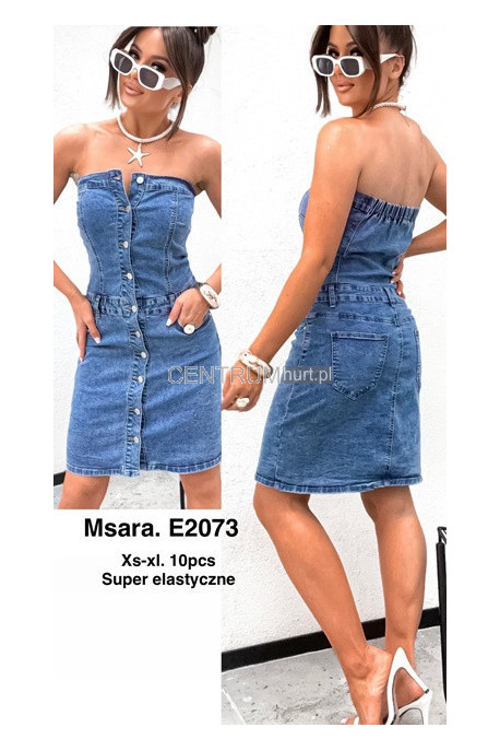 Sukienka jeansowa damska (S-XL) 6