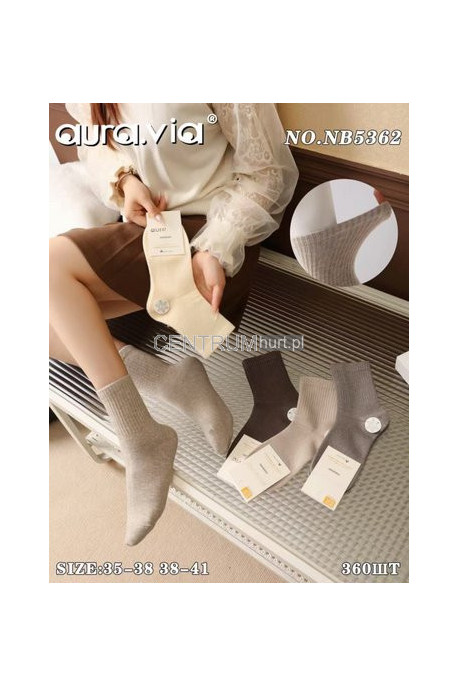 Skarpetki z wełną AURA.VIA (35-41) TNV5359