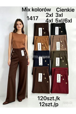 Spodnie damskie (2XL-6XL) 1417
