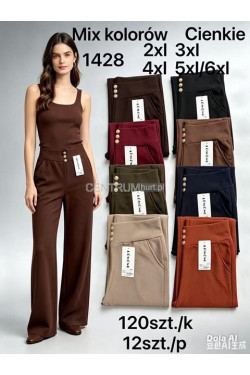 Spodnie damskie (2XL-6XL) 1428
