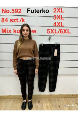 Spodnie damskie (2XL-6XL) 592