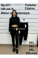 Spodnie damskie welur (2XL-6XL) 1