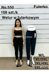 Spodnie damskie welur (2XL-6XL) 1