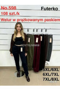Spodnie damskie welur (2XL-6XL) 1