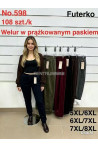 Spodnie damskie welur (2XL-6XL) 1