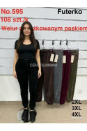 Spodnie damskie welur (2XL-6XL) 1