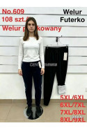Spodnie damskie welur (2XL-6XL) 1