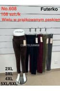 Spodnie damskie welur (2XL-6XL) 1