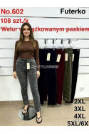 Spodnie damskie welur (2XL-6XL) 1