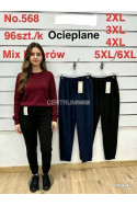 Spodnie damskie ocieplane (2XL-6XL) 1