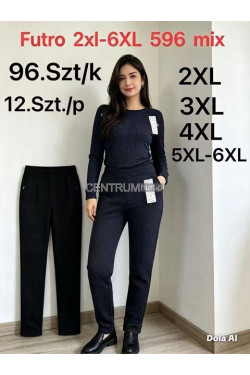 Spodnie damskie ocieplane (2XL-6XL) 567