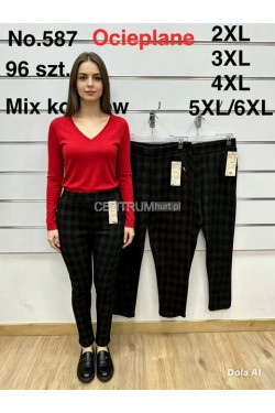 Spodnie damskie ocieplane (2XL-6XL) 587