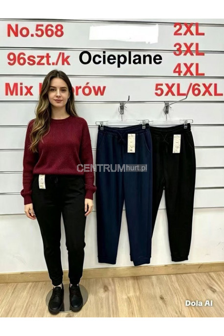 Spodnie damskie ocieplane (2XL-6XL) 1