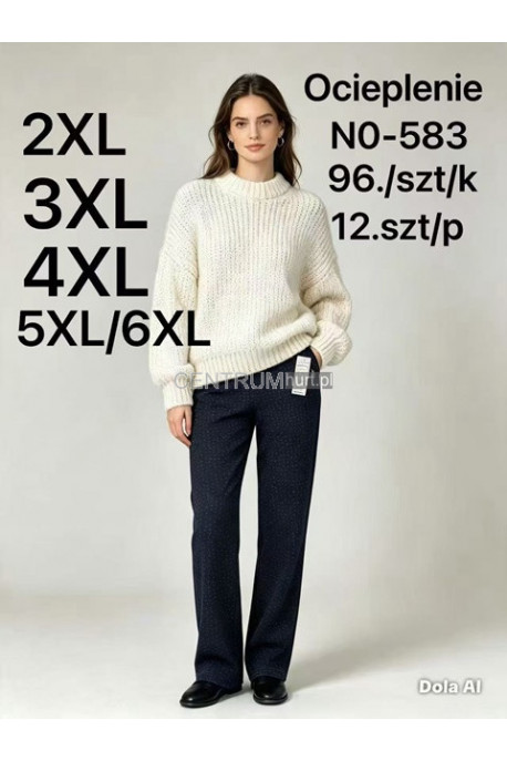 Spodnie damskie ocieplane (2XL-6XL) 1