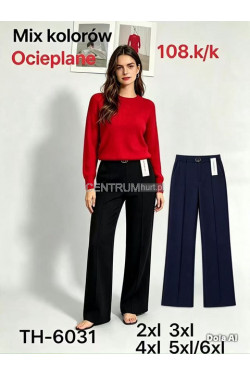 Spodnie damskie ocieplane (2XL-6XL) TH-6031