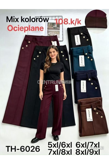 Spodnie damskie ocieplane (2XL-6XL) 1