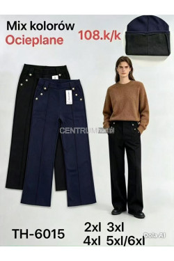 Spodnie damskie ocieplane (2XL-6XL) TH-6015