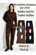 Spodnie damskie ocieplane (2XL-6XL) 1