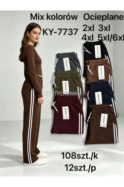 Spodnie damskie ocieplane (2XL-6XL) KY-7737