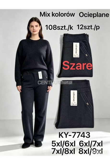 Spodnie damskie ocieplane (5XL-9XL) 1