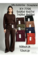 Spodnie damskie ocieplane (5XL-9XL) 1