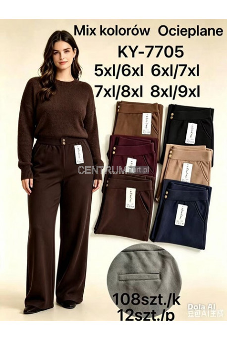 Spodnie damskie ocieplane (5XL-9XL) 1