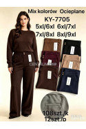 Spodnie damskie ocieplane (5XL-9XL) 1