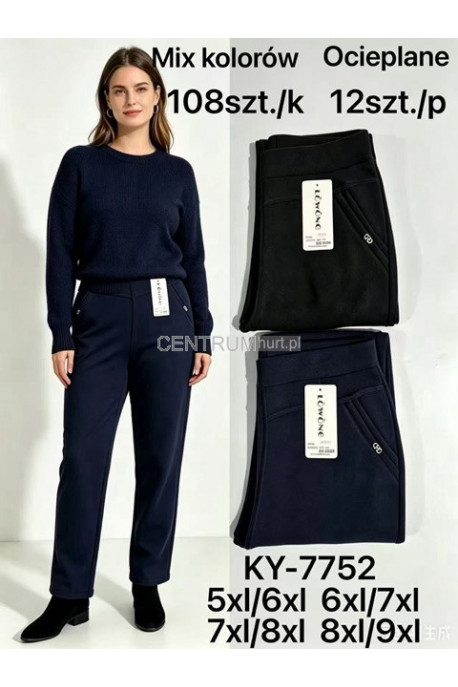 Spodnie damskie ocieplane (5XL-9XL) 1