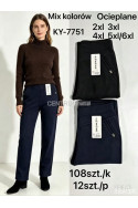 Spodnie damskie ocieplane (2XL-6XL) 1