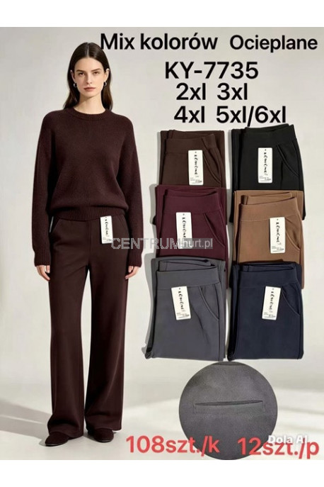 Spodnie damskie ocieplane (2XL-6XL) 1