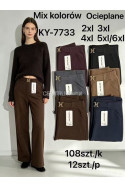 Spodnie damskie ocieplane (2XL-6XL) 1