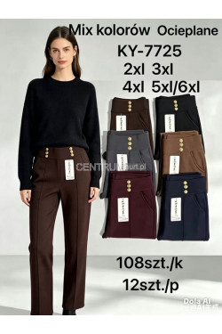 Spodnie damskie ocieplane (2XL-6XL) KY-7725