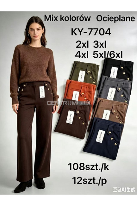 Spodnie damskie ocieplane (2XL-6XL) 1