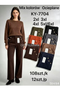 Spodnie damskie ocieplane (2XL-6XL) 1