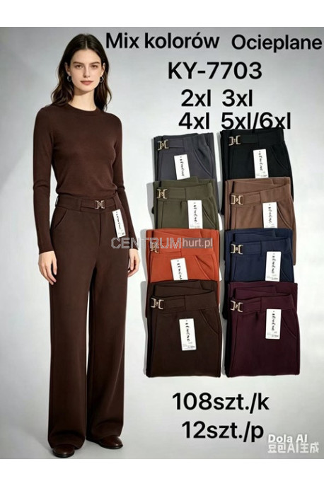 Spodnie damskie ocieplane (2XL-6XL) 1