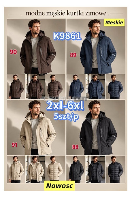 Kurtka męska zimowa (2XL-6XL) 7