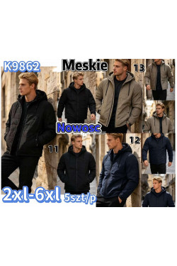 Kurtka męska zimowa (2XL-6XL) K9862-11