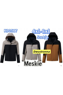 Kurtka męska zimowa (4XL-8XL) K90517-12