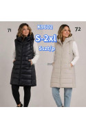 Kurtka kamizelka damska zimowa (S-2XL) 1
