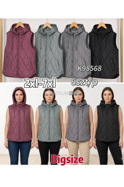 Kurtka kamizelka damska zimowa (2XL-7XL) K98568