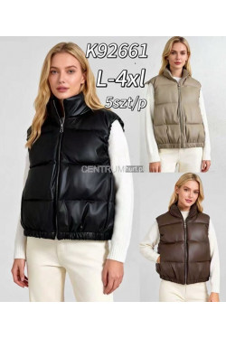 Kurtka kamizelka damska zimowa (L-4XL) K92661