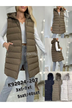 Kurtka kamizelka damska przejściowa (3XL-7XL) K92024-207