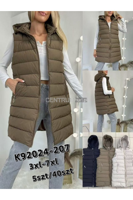 Kurtka kamizelka damska zimowa (3XL-7XL) 1