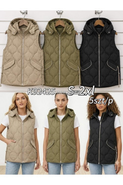 Kurtka kamizelka damska przejściowa (S-2XL) K92425