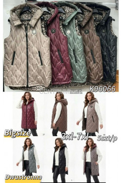 Kurtka kamizelka damska zimowa (3XL-7XL) K96066